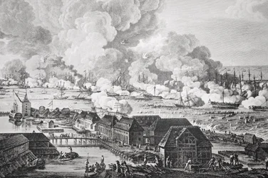 Die Schlacht von Kopenhagen, 2. April 1801